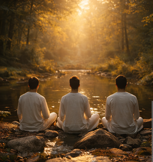 seated people participating in a Shared Attention Session